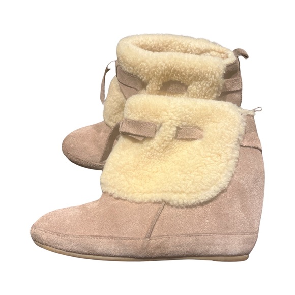 Chloé Sherpa suede boots - Picture 2 of 5